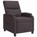 vidaXL Recliner Light Grey Fabric