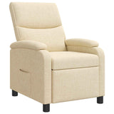 vidaXL Recliner Light Grey Fabric
