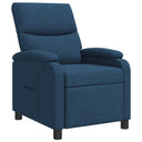 vidaXL Recliner Light Grey Fabric