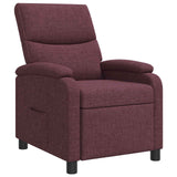 vidaXL Recliner Light Grey Fabric