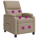 vidaXL Recliner Zwart Kunstleer