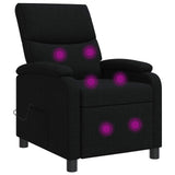 vidaXL Recliner Light Grey Fabric