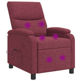 vidaXL Recliner Light Grey Fabric