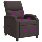 vidaXL Recliner Light Grey Fabric