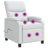 vidaXL Recliner Light Grey Fabric