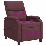 vidaXL Recliner Light Grey Fabric