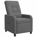 vidaXL Recliner Lichtgrijs Stof
