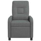 vidaXL Recliner Lichtgrijs Stof