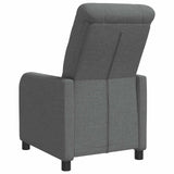 vidaXL Recliner Lichtgrijs Stof