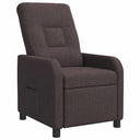 vidaXL Recliner Lichtgrijs Stof