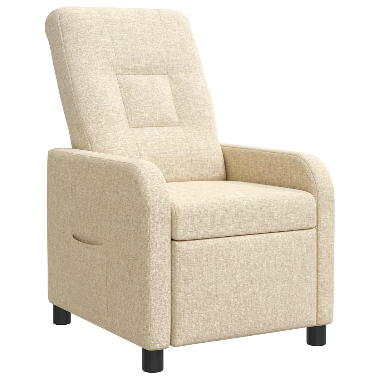 vidaXL Recliner Lichtgrijs Stof