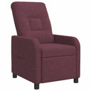 vidaXL Recliner Lichtgrijs Stof