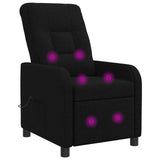 vidaXL Recliner Lichtgrijs Stof