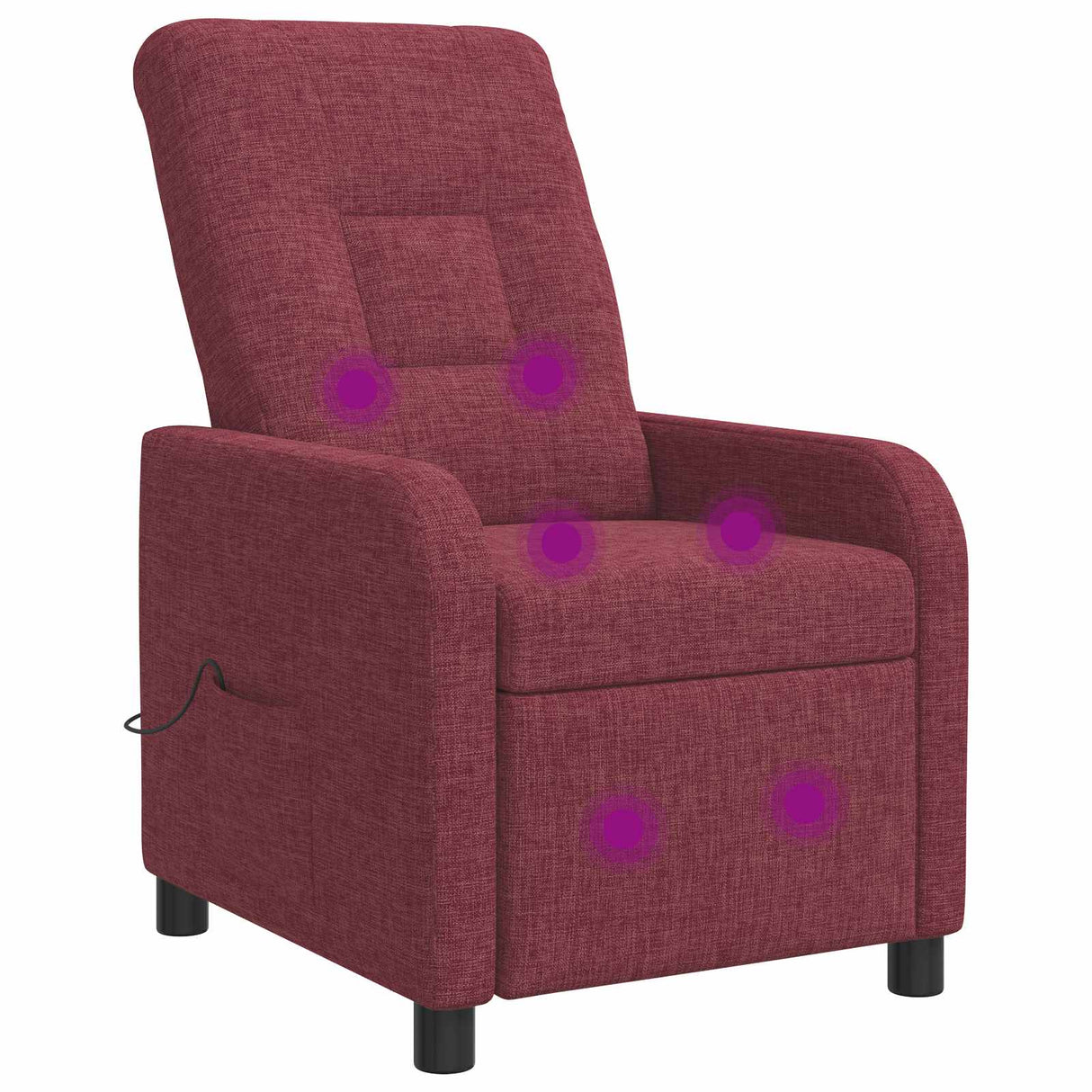 vidaXL Recliner Lichtgrijs Stof