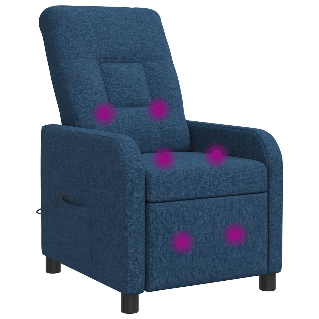 vidaXL Recliner Lichtgrijs Stof