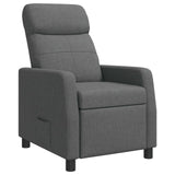 vidaXL Recliner Light Grey Fabric