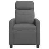 vidaXL Recliner Light Grey Fabric
