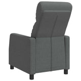 vidaXL Recliner Light Grey Fabric