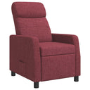 vidaXL Recliner Light Grey Fabric