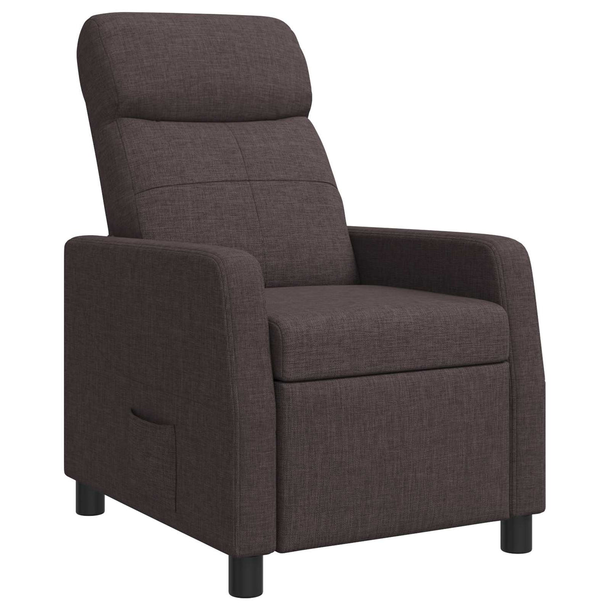 vidaXL Recliner Light Grey Fabric