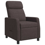 vidaXL Recliner Light Grey Fabric