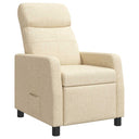 vidaXL Recliner Light Grey Fabric