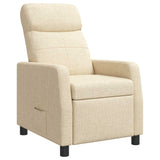 vidaXL Recliner Light Grey Fabric