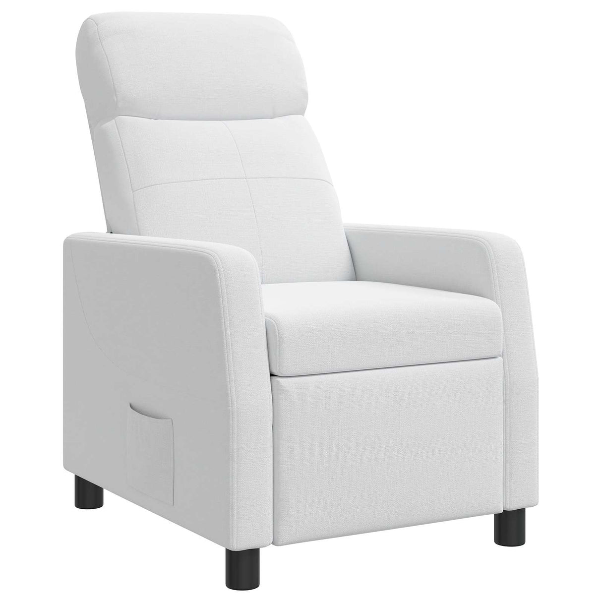 vidaXL Recliner Light Grey Fabric