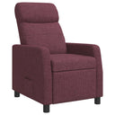 vidaXL Recliner Light Grey Fabric