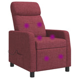 vidaXL Recliner Light Grey Fabric