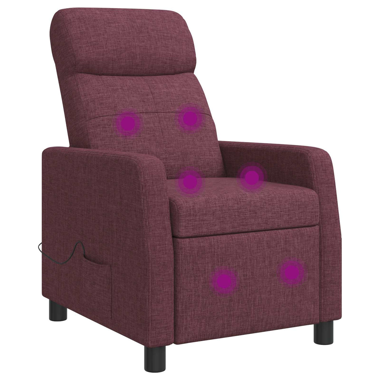 vidaXL Recliner Light Grey Fabric
