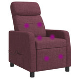 vidaXL Recliner Light Grey Fabric
