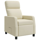 vidaXL Recliner Zwart Kunstleer
