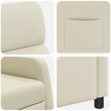 vidaXL Recliner Zwart Kunstleer