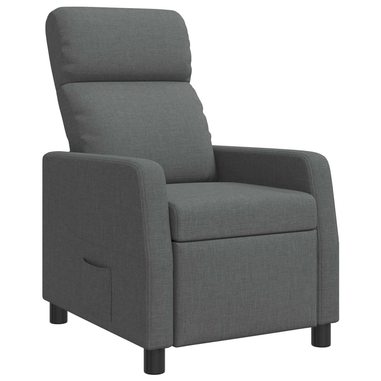vidaXL Recliner Light Grey Fabric