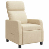 vidaXL Recliner Light Grey Fabric