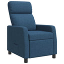 vidaXL Recliner Light Grey Fabric