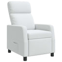 vidaXL Recliner Light Grey Fabric