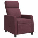 vidaXL Recliner Light Grey Fabric
