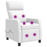 vidaXL Recliner Zwart Kunstleer