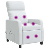 vidaXL Recliner Light Grey Fabric