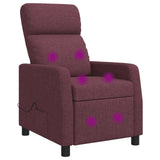 vidaXL Recliner Light Grey Fabric