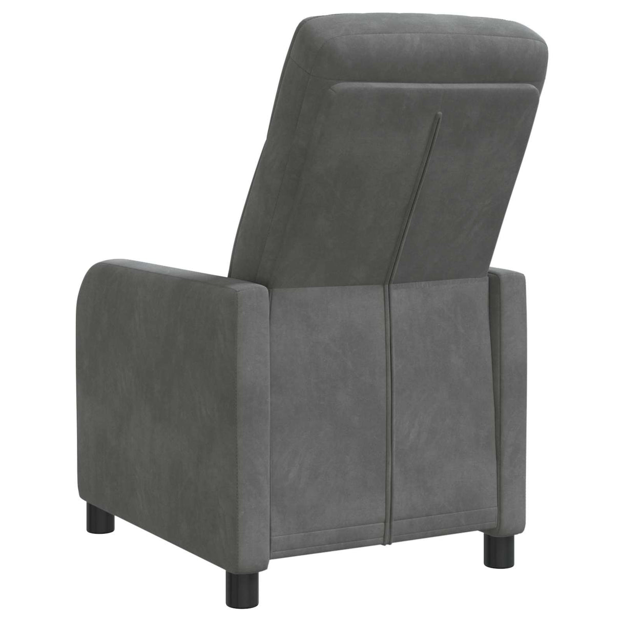 vidaXL Recliner Lichtgrijs fluweel