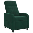 vidaXL Recliner Lichtgrijs fluweel