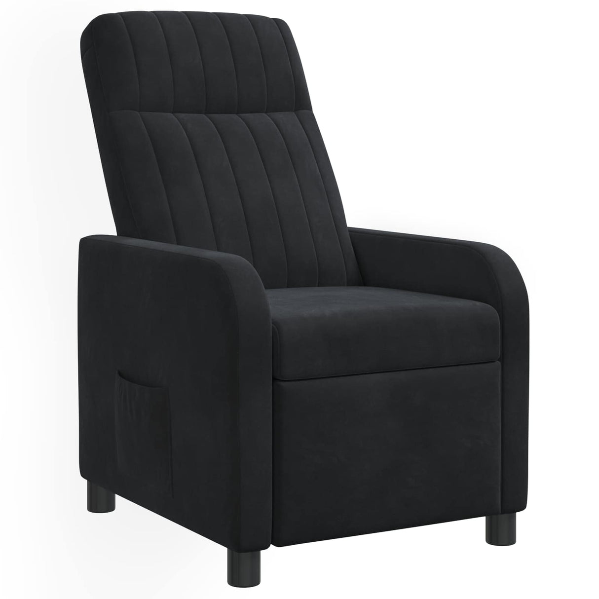 vidaXL Recliner Lichtgrijs fluweel