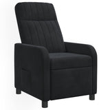 vidaXL Recliner Lichtgrijs fluweel