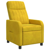 vidaXL Recliner Lichtgrijs fluweel
