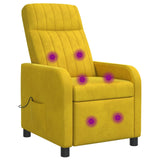 vidaXL Recliner Lichtgrijs fluweel