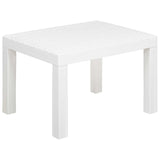vidaXL Lounge Set with Cushions 3 pcs White PP