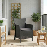 vidaXL Armchair White PP